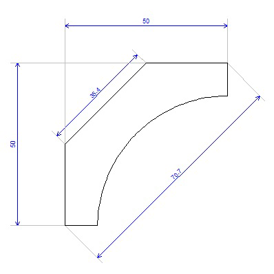 Cornice moulding dimensions